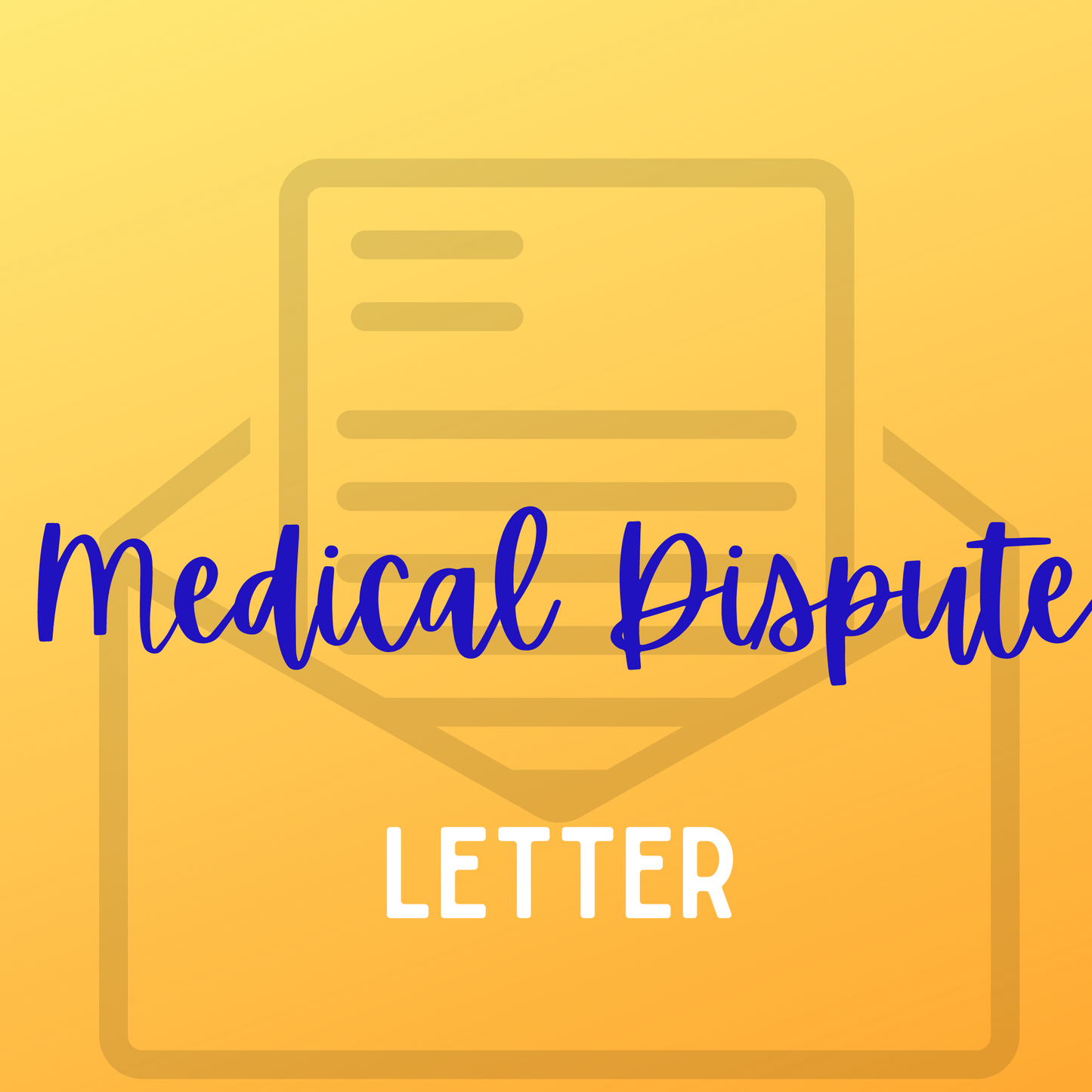 Medical Collection/Bill Removal Letter